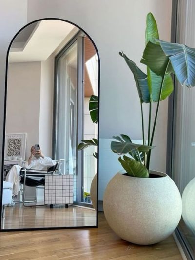 گلدان توپی فایبرگلاس